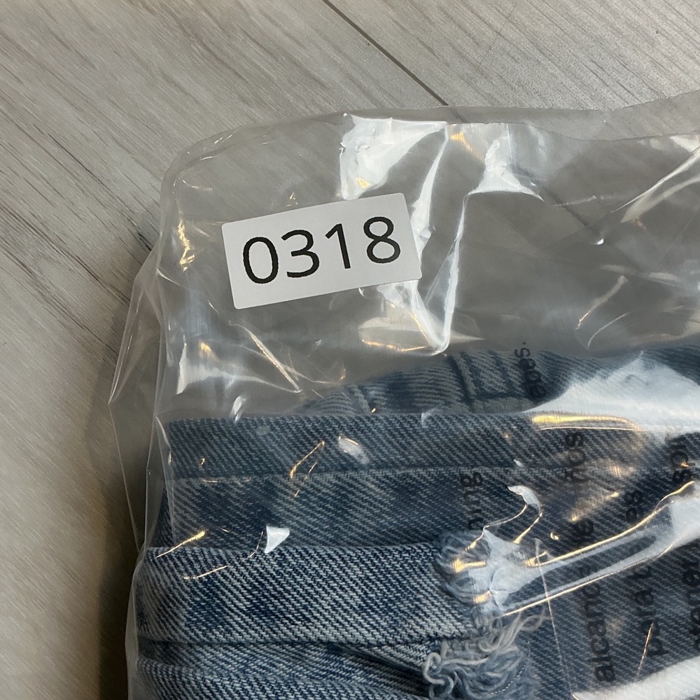 Calvin Klein Jeans Wide Leg Women 28 Light Blue PreLoved - Picture 8 of 8